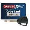 Zámek na kotoučovou brzdu s alarmem ABUS Granit Detecto X-Plus 8077, zelený